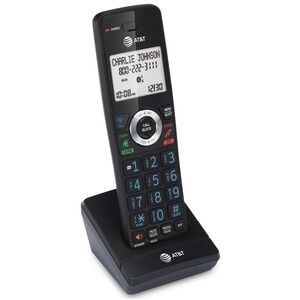 AT&T DLP70090 Expansion Cordless Handset ONLY Black DECT 6.0 Bluetooth Office